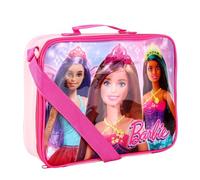 TDL Barbie - Lonchera térmica con aislamiento térmico, para niñas, princesa, Barbie, cine, escuela, arena, con asa de transporte y bolsillo lateral