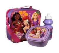 TDL Disney Princess - Juego de lonchera con caja para sándwich y botella