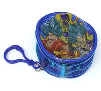 TDL Dragon Ball Z Billetera Billetera - Licenciado Oficialmente - 8 cm - Redondo - Cierre De Cremallera - Llavero - Coin Purse