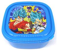 TDL Dragon Ball Z Caja De Almuerzo - Licenciado Oficialmente - 13.5 x 13.5 x 6 cm - Sin PVC - PP El Plastico - Sandwich Box