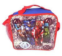 TDL Marvel Avengers Bolsa Térmica Aislada - Licenciado Oficialmente - 20 x 18 x 9 cm - Cierre De Cremallera - Correa de Transporte - Insulated Lunch Bag