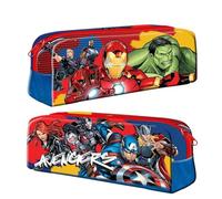 TDL Marvel Avengers - Estuche para lápices con Iron Man, Hulk, Capitán América, Thor y más, organizador de papelería escolar duradero