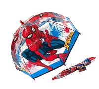 TDL Marvel Spider-Man - Paraguas transparente para niños, regalo de viaje escolar