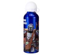 TDL Star Wars Mandalorian - Botella de aluminio para bebidas (500 ml), color azul oscuro