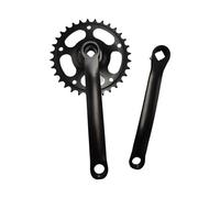 Tdoutop Bicicleta Bielas Plato 32T Accesorios para Bicicleta Armado Sencillo Material Ligero Adecuado para Ciclismo en Montaña y Reparación de Bicicletas