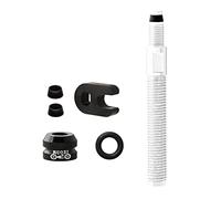 Tdoutop Kit Extensor de Llanta de Carbono para Válvula Presta Sin Cámara con Tuerca Central