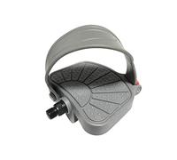 Tdoutop Pedales para Bicicleta Estática con Correa Ajustable Y Superficie Texturizada para Bicicletas Estáticas de Interior de 9/16". Fácil Montaje Y ALM, 1 Pieza R