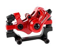 Tdoutop Pinza de Freno de Disco Mecánica Trasera F160 / R140 O R160 / Pinzas de Freno de Disco de Repuesto para Bicicleta de Carretera, Rojo R160/