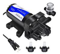 TDRFORCE - Bomba de refuerzo de agua dulce - 5.5 GPM, 75 PSI, autocebante, diafragma, lavado e en línea para embarcaciones y manguera de jardín