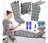 TDSYOCG Botas Presoterapia Piernas, Masajeador con CompresióN De Aire, Masajeador Presoterapia Piernas 6 Cavidades Presoterapias para Casa El Dolor Y La CirculacióN