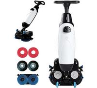 TDSYOCG Lavadora de Pisos Comercial, Fregadora de Suelos Profesional, Cepillo Rotativo 360°, Fregadora Sin Cable, Limpieza Húmeda y Seca, Capacidad de Limpieza de 13000 pies²/h, Fregadora