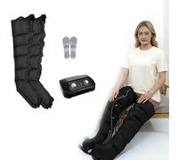 TDSYOCG Máquina de Presoterapia Profesional para Casa con 6 Cámaras, Botas Presoterapia Piernas Y Abdomen Brazos Casa, Drenaje Linfático Eficaz, Mejora la Circulación y Relaja Las Piernas