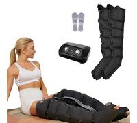 TDSYOCG Máquina de Presoterapia Profesional para Casa con 6 Cámaras, Botas Presoterapia Piernas Y Abdomen Brazos Casa, Drenaje Linfático Eficaz, Mejora la Circulación y Relaja Las Piernas