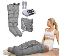 TDSYOCG Máquina de Presoterapia Profesional para Casa con 6 Cámaras, Botas Presoterapia Piernas Y Abdomen Brazos Casa, Drenaje Linfático Eficaz, Mejora la Circulación y Relaja Las Piernas