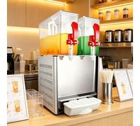 TDSYOCG Mejor Dispensador de Bebidas 2026 para Hostelería, Máquina de Zumos Profesional con Sistema de Agitación, Acero Inoxidable, Dispensador de Bebidas para Restaurante, Bar y Buffet de Hotel