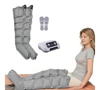 TDSYOCG Presoterapia para Casa Piernas y Abdomen Brazos | Maquina Presoterapia 6 Cámaras | Masajeador de Piernas con Ajuste 0-30 Min / 0-240 mmHg, para Drenaje Linfático y Mejor Circulación