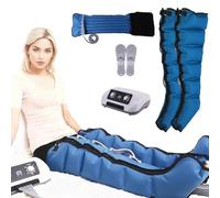 TDSYOCG Presoterapia Piernas y Abdomen para Casa | Botas Presoterapia Piernas | Máquina Presoterapia Profesional 6 Cámaras | Masajeador Botas Drenaje Linfatico para Circulación y Alivio del Dolor