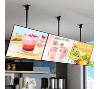 TDSYOCG Tablero de Menú Retroiluminado LED Ultra Delgado con Marco Snap, Pantalla de Visualización Retroiluminada, Menú Digital para Restaurantes, Cartel Iluminado de Pared para Uso en Cafeterías