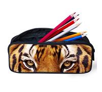 TDTRADD Bonito estuche de aseo con diseño de panda y animales, estuche para lápices, regalo de vuelta a la escuela, Ti-ger, Talla única, Estuche para lápices