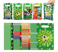 TDUNSYA 52 Piezas Bolsas Chuches Fútbol para Fiestas, Bolsas de Regalo de Cumpleaños de Fútbol para Fiestas Infantiles, Bolsas Regalo Fútbol de Plástico para Aperitivos, Dulces, Rosquillas y Regalos