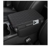 TDXWFBH Cojín de apoyabrazos de Coche de Piel, para Suzuki S Cross Scross 2014-2025 2026 Funda para Consola Central para apoyabrazos, Accesorios cómodos,A
