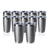 TDYDDYU 12 pack 20 OZ Double Wall Stainless Steel Vacuum Insulated Tum