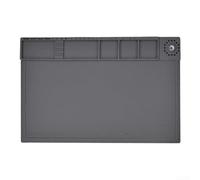 TE-618 - Alfombrilla de silicona para estaciones de soldadura que ofrece aislamiento térmico y protección ESD para teléfonos, tabletas, portátiles y relojes inteligentes