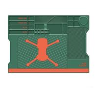 TE-619 Alfombrilla de silicona resistente al calor para herramientas y componentes de soldadura que ofrece una organización estable y eficiente del espacio de trabajo