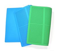 TE-706 - Trabajo de silicona para aplicaciones de soldadura con control térmico y estático para componentes sensibles (verde)