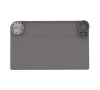 Te-733 Alfombrilla de soldadura resistente al calor almohadilla de trabajo de silicona para reparación de electrónica Kit de estación de soldadura antideslizante gris 45 x 28 cm herramienta de