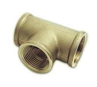 Te 90º hembra-hembra-hembra latón 1/2"