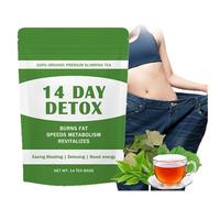 Té Adelgazante De 14 Días, Tés Desintoxicantes, Control Del Peso De La Cintura, Rutina Diaria For Mujeres Después De Las Comidas(2pcs)