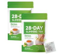 Té Adelgazante Desintoxicante De 28 Días, Control De Peso, Apoyo Digestivo Después De Las Comidas, Cintura, Mezcla De Té De Hierbas Naturales For La Rutina Diaria(2pcs)
