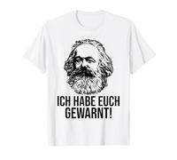 Te advierto al Socialismo marxismo Carl Marx Camiseta