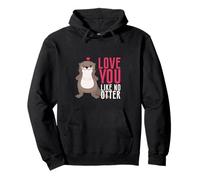 Te Amo como Ninguna Nutria La Nutria ama a la Pareja del día de San Valentín Sudadera con Capucha