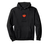 Te Amo de mi Cabeza Tomatoes Funny Valentine's Sudadera con Capucha, Unisex para Adultos, Negro, XXL