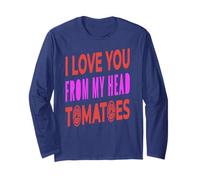 Te Amo Desde Mi Cabeza hasta Los Tomates Broma Pareja Manga Larga