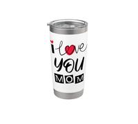 Te Amo Mamá Madre Vaso térmico de acero inoxidable de doble pared