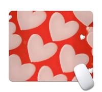 Te Amo Más Corazón Doodle Alfombrillas De Mouse Portátil Alfombrilla De Ratón Antipolvere Alfombrilla para Ratón para Computadora Oficina Hogar 25X30Cm