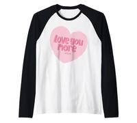 Te amo más Jesucristo Cristianos hombres mujeres & niños Camiseta Manga Raglan