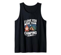 Te Amo más Que Acampar - Casi Camiseta sin Mangas