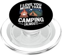 Te Amo más Que Acampar - Casi PopSockets PopGrip para MagSafe