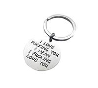 Te amo Quiero Quiero Quiero Que Te Amo Llavero Novio Novia Marido Esposa Llavero Regalo Llavero Pareja Elegante y Popular Durability And Professional