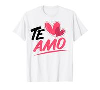 Te Amo Spanish Valentine's Day I Love You Camiseta
