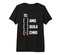 Te Amo Tequila Techno - Traje Divertido para Amantes de la música Camiseta Premium