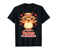 Te Amo Un Montón Coquí Rana Puertorriqueña Lindo Boricua Amor Camiseta