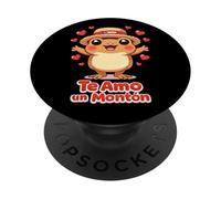 Te Amo Un Montón Coquí Rana Puertorriqueña Lindo Boricua Amor PopSockets PopGrip Adhesivo