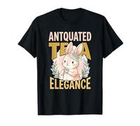 Té Antquated Elegance Bunny Party Time Vintage Lover Vibes Camiseta