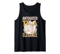 Té Antquated Elegance Bunny Party Time Vintage Lover Vibes Camiseta sin Mangas