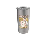 Té Antquated Elegance Bunny Party Time Vintage Lover Vibes Vaso térmico de acero inoxidable de doble pared